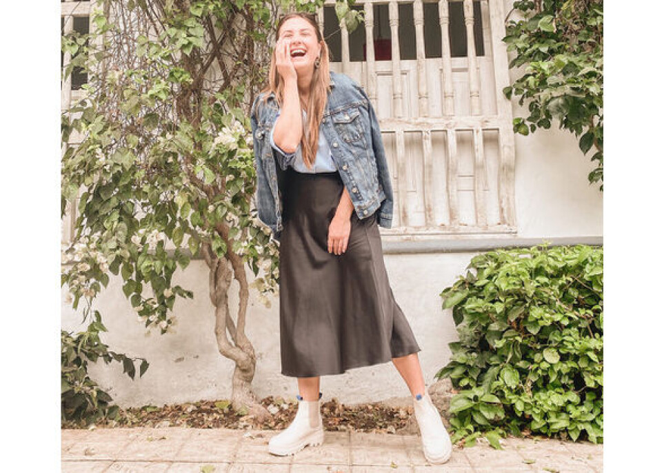 Luisa Arango på Flisa bestiller helt unike og personlige sko og tilbehør for kundene sine. (Foto: Tagyourshoes)