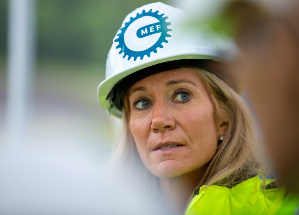 – Anleggsfirmaer med i snitt ti ansatte må allerede levere 90 skjema i et kvalitetssikringssystem dersom de har oppdrag for det offentlige, sier Julie Brodtkorb, administrerende direktør i Maskinentreprenørenes Forbund (MEF) i en kommentar til den nye Norges-modellen. (Foto: Jørn Søderholm)