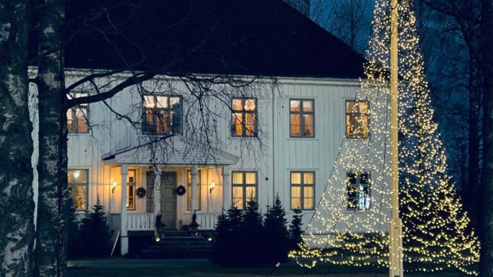 Herskapshuset er som skapt for store juleselskaper. (Foto: Per Magnus Haig)