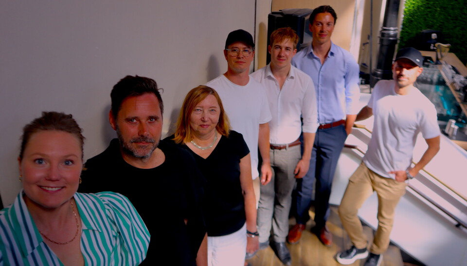 SMARTE OG KREATIVE : Oppfinnsomheten er stor hos denne gjengen - en av dem startet med å selge norsk luft på boks til souvenirbutikker, en annen er billedkunstner og matematiker. Fra venstre: Mari Finsen, Gnist Media, Espen Knudsen, Gnist Media, Olena Kostromina, Even Moss Lundemo, CharGo, Tom Christian Armes, ESG Nature Risk, Anders W. Nilssen, ESG Nature Risk og Jens Martin Johnsrud, Stero Skis.