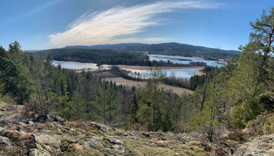 VAKKERT: Fra Øyen mot Ringåsberget.