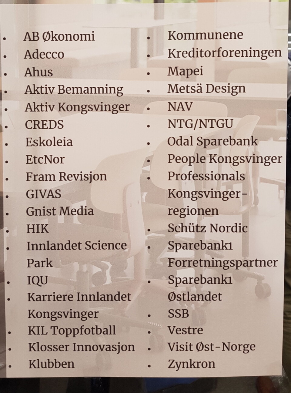 PÅ JOBBJAKT: Flere av bedriftene som var med varslet om ledige stillinger og om kompetansebehov som vil komme i nær fremtid.